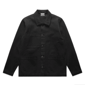 CANVAS CHORE JACKET BLACK XS - AS-5524