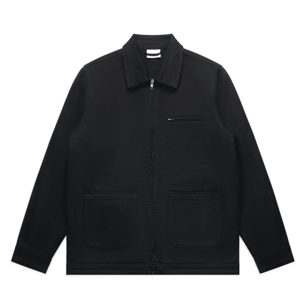 CANVAS HEAVY JACKET BLACK SMALL - AS-5527