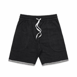 TRACK SHORTS BLACK HEATHER SMALL - AS-5905