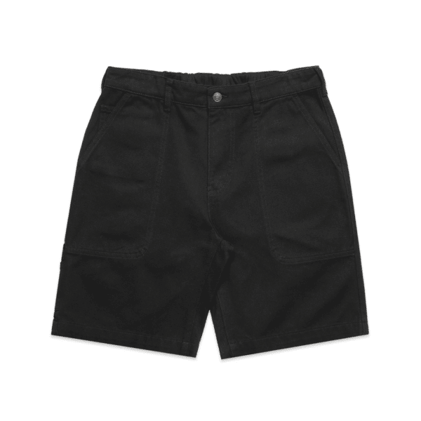 CANVAS SHORTS BLACK 28 - AS-5983