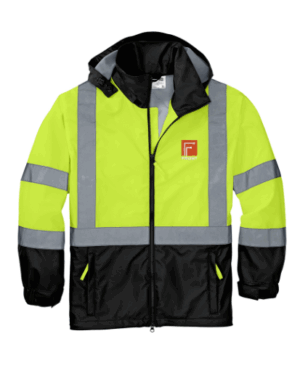 CornerStone - ANSI 107 Class 3 Safety Windbreaker - CSJ25  - Frost