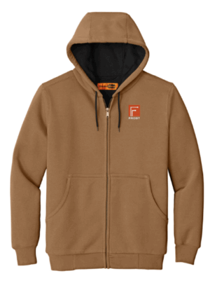 CornerStone - Heavyweight Full-Zip Hooded Sweatshirt with Thermal Lining - CS620  - Frost