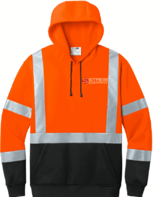 CornerStone ANSI 107 Class 3 Heavy-Duty Fleece Pullover Hoodie - CSF301  - Streib