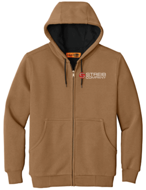 CornerStone - Heavyweight Full-Zip Hooded Sweatshirt with Thermal Lining - CS620  - Streib