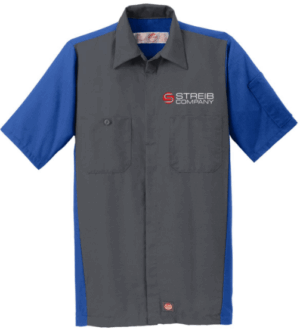 Red Kap Short Sleeve Ripstop Crew Shirt - SY20  - Streib