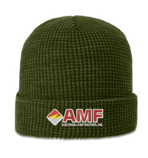 WAFFLE KNIT BEANIE WITH CUFF - 146 - AMF