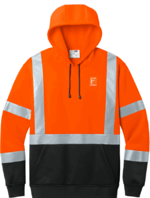 CornerStone ANSI 107 Class 3 Heavy-Duty Fleece Pullover Hoodie - CSF301  - Frost