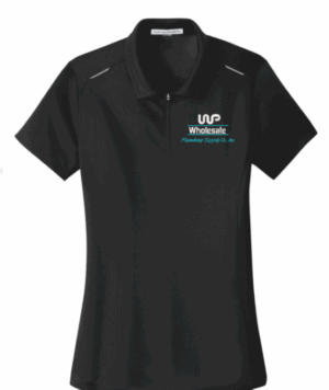 Port Authority Women's Pinpoint Mesh Zip Polo - L580  - Wholesale Plumbing