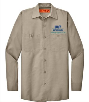 Red Kap Long Sleeve Industrial Work Shirt - SP14  - Wholesale Plumbing