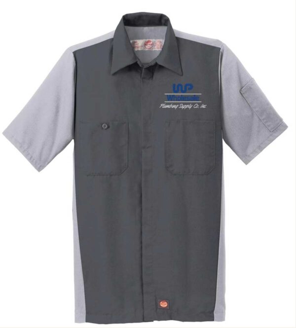 Red Kap Short Sleeve Ripstop Crew Shirt - SY20  - Wholesale Plumbing
