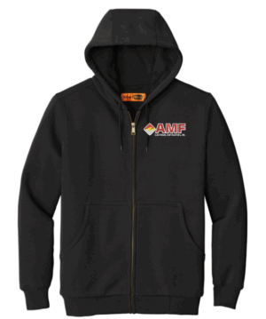 CornerStone - Heavyweight Full-Zip Hooded Sweatshirt with Thermal Lining - CS620 - AMF