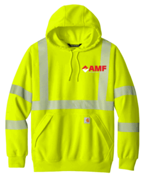 Carhartt ANSI 107 Class 3 Hooded Sweatshirt CT104987 - AMF