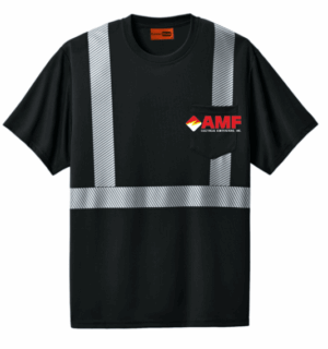 CornerStone Enhanced Visibility Segmented Tape Tee - CS206 - AMF