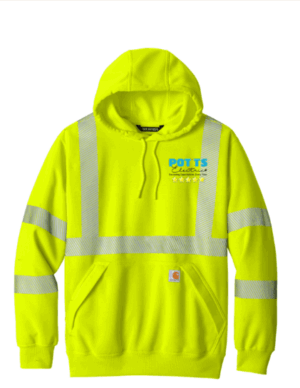 Carhartt ANSI 107 Class 3 Hooded Sweatshirt CT104987  - Potts
