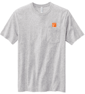 Volunteer Knitwear All-American Pocket Tee - VL100P  - Frost