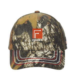 Port Authority Americana Contrast Stitch Camouflage Cap - C909  - Frost