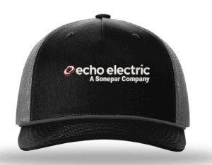 FIVE PANEL TRUCKER WITH ROPE - 112FPR  - Echo Electric