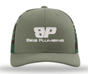 PRINTED MESH TRUCKER - 112PM -Beis Plumbing