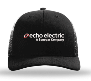 PRINTED MESH TRUCKER - 112PM  - Echo Electric