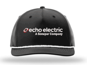 5 PANEL CLASSIC ROPE CAP - 258  - Echo Electric