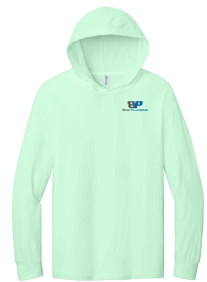 Jerzees Classics Unisex Cotton Long Sleeve Hooded T-Shirt - 363LH -Beis Plumbing