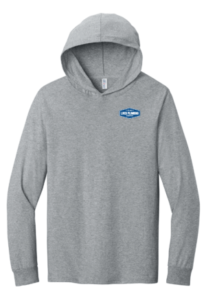 Jerzees Classics Unisex Cotton Long Sleeve Hooded T-Shirt - 363LH -Linek Plumbing