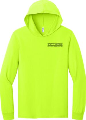 Jerzees Classics Unisex Cotton Long Sleeve Hooded T-Shirt - 363LH - Tony LaMartina Plumbing