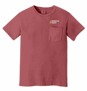 COMFORT COLORS  Heavyweight Ring Spun Pocket Tee - 6030 - Zimmerman
