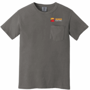 COMFORT COLORS  Heavyweight Ring Spun Pocket Tee - 6030 - Rosco