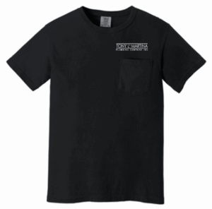COMFORT COLORS  Heavyweight Ring Spun Pocket Tee - 6030 - Tony LaMartina Plumbing