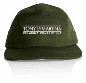 FINN FIVE PANEL CAP, ONE SIZE - AS-1103 - Tony LaMartina Plumbing