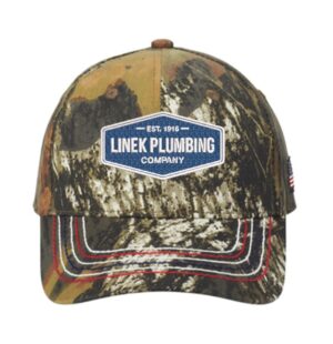 Port Authority Americana Contrast Stitch Camouflage Cap - C909 -Linek Plumbing