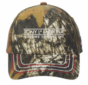 Port Authority Americana Contrast Stitch Camouflage Cap - C909 - Tony LaMartina Plumbing