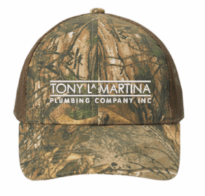 Port Authority Structured Camouflage Mesh Back Cap - C930 - Tony LaMartina Plumbing