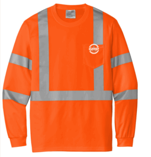 CornerStone  ANSI 107 Class 3 Mesh Long Sleeve Tee - CS203 - GMP Plumbing