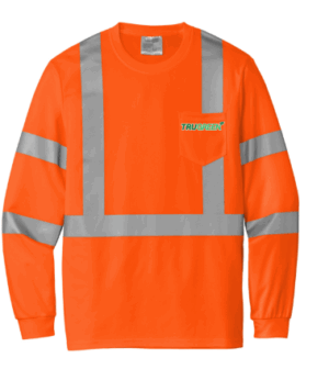 CornerStone  ANSI 107 Class 3 Mesh Long Sleeve Tee - CS203 - TruGreen