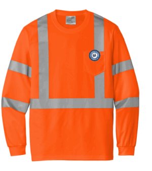 CornerStone  ANSI 107 Class 3 Mesh Long Sleeve Tee - CS203 - Maplewood Plumbing