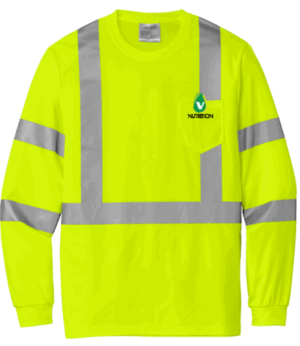 CornerStone  ANSI 107 Class 3 Mesh Long Sleeve Tee - CS203 - IV Nutrition