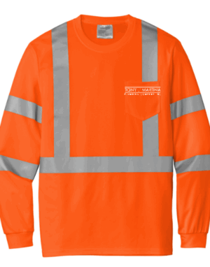 CornerStone  ANSI 107 Class 3 Mesh Long Sleeve Tee - CS203 - Tony LaMartina Plumbing