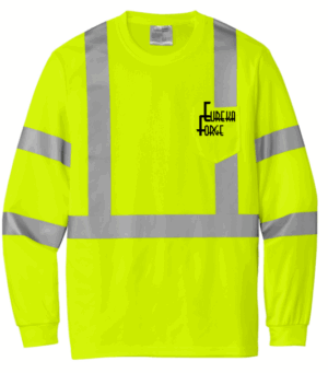 CornerStone  ANSI 107 Class 3 Mesh Long Sleeve Tee - CS203 - Eureka Forge