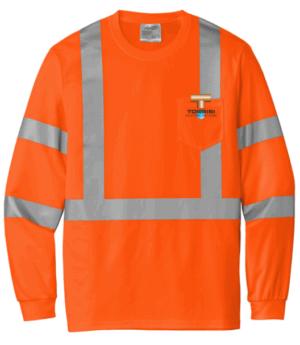 CornerStone  ANSI 107 Class 3 Mesh Long Sleeve Tee - CS203 - Torrisi