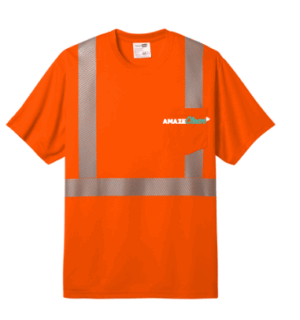 CornerStone ANSI 107 Class 2 Segmented Tape Tee CS204 - Amaze Clean