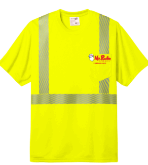 CornerStone ANSI 107 Class 2 Segmented Tape Tee CS204 - Mr Rooter