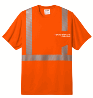 CornerStone ANSI 107 Class 2 Segmented Tape Tee CS204  - Echo Electric