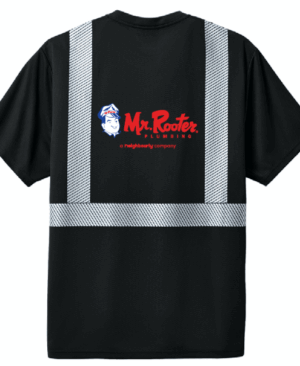 CornerStone Enhanced Visibility Segmented Tape Tee - CS206 - Mr Rooter