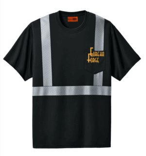 CornerStone Enhanced Visibility Segmented Tape Tee - CS206 - Eureka Forge