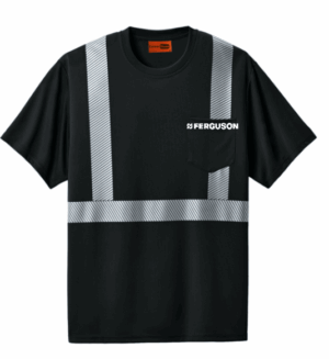 CornerStone Enhanced Visibility Segmented Tape Tee - CS206 - Ferguson