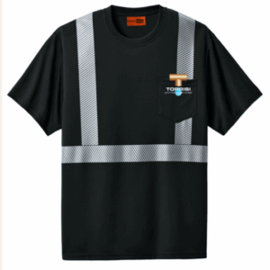 CornerStone Enhanced Visibility Segmented Tape Tee - CS206 - Torrisi