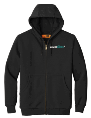 CornerStone - Heavyweight Full-Zip Hooded Sweatshirt with Thermal Lining - CS620 - Amaze Clean
