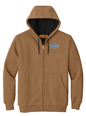 CornerStone - Heavyweight Full-Zip Hooded Sweatshirt with Thermal Lining - CS620 -Linek Plumbing